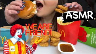 ASMR MCDONALDS FILET-O-FISH, NUGGETS, FRIES AND APPLE PIE (NO TALKING) COLLAB WITH ASMR DAISY