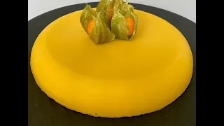 Муссовый торт Апельсин Манго рецепт  #Shorts