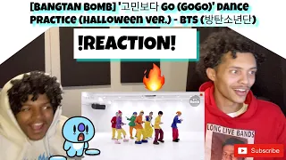 AMERICANS REACT TO [BANGTAN BOMB] '고민보다 GO (GOGO)' Dance Practice (Halloween ver.) - BTS (방탄소년단)