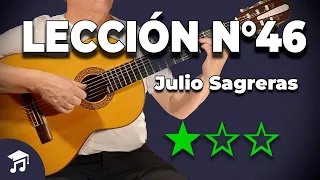 LECCIÓN N°46 🎸 Julio Sagreras | Partitura + Tablatura | 🎓 Tutorial Principiante en Guitarra