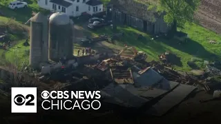 Neighbors step in after barn collapses during storms in Northern Illinois