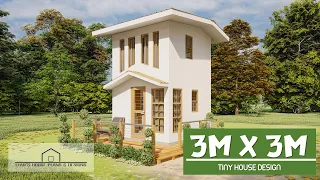 3x3m Tiny House Design (with Loft)