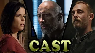 Skyscraper Cast , Skyscraper Actor and Actress , Dwayne Johnson The Rock Neve Campbell Roland Møller