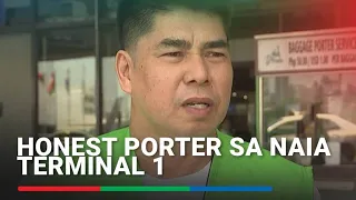 Kilalanin ang airport porter na nagsauli ng napulot na $10,000