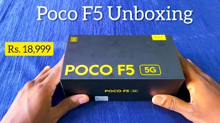 POCO F5 5G Unboxing & Initial Impression ⚡ BBD Sale @₹18,999