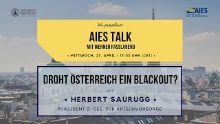 AIES Talk: Droht Österreich ein Blackout?