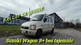 Suzuki Wagon R+ automat 1999r czyli auto dla taty już na placu/prezentacja i jazda/japoński kei car