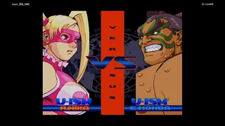 Street Fighter 30th Anniversary - Alpha 3　Mika(Makoto) vs Honda