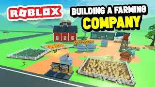 Building My Own FARM BUSINESS in Roblox Farm Life Tycoon