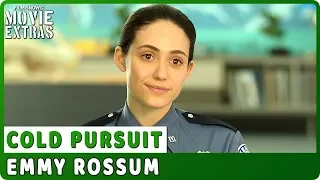 COLD PURSUIT | On-set Interview with Emmy Rossum "Detective"