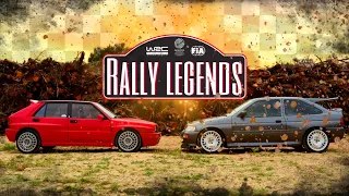 Rally legend. Campeones del WRC. Sti + Evo + RS Cosworth + Delta Evo. Extra! Un Seat 127 de Rally!