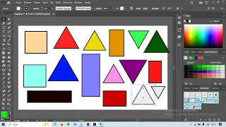 Adobe Illustrator Şekilde Renk Değişimleri Destek ve Anlatımları