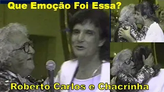 Veja a Emoção de Chacrinha ao Receber Roberto Carlos (1985)