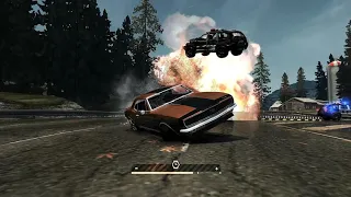 Insane Police Pursuit in NFS Most Wanted 2005 REDUX with Chevy Camaro SS (1000HP).