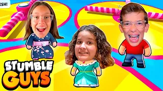 PRIMEIRA VEZ JOGANDO STUMBLE GUYS COM A FABIANA LANDIM! ELA NUNCA TINHA JOGADO FT @FabianaLandimm