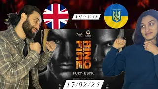 Reacting To The BIGGEST FIGHT FINALLY!!! Tyson Fury vs Oleksandr Usyk • FULL PRESS #reaction #shorts