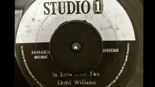 Lloyd Williams - In Love With You (Studio One)