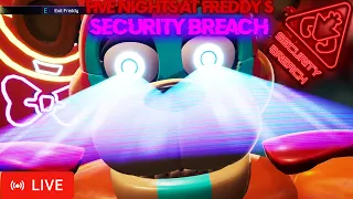 THE SCARIEST (and buggiest) GAME EVER! | Five Nights At Freddy's: Security Breach | 🔴 LIVE 🔴- Part 5