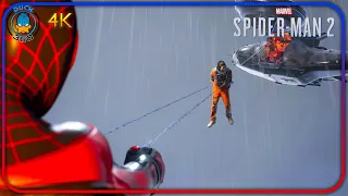 Scorpion and Mr Negative Escapes Prison - Spiderman 2 PS5 [4K]