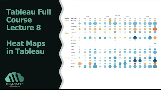 Tableau Full Course Lecture 8 - Heat Maps in Tableau
