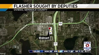 Man flashes woman outside Walmart in Oviedo