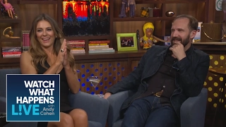 Andy talks to Ralph Fiennes & Elizabeth Hurley about Manscaping | WWHL