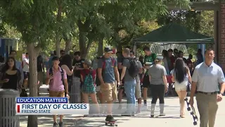 First day of school at Fresno State