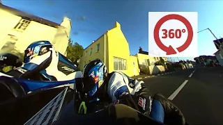 AMAZING 360 degrees Sidecar On Board with Karl Bennett and Lee Cain - TT 2016