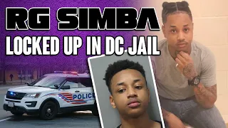 RG SIMBA - Locked Up In DC Jail Arrested For A Glock With Switch On It