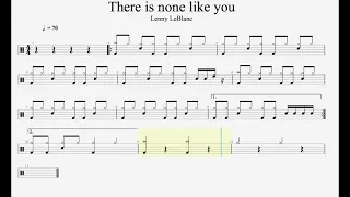 There is none like you (70) drum