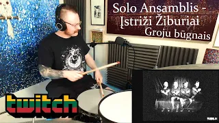 Solo Ansamblis - Įstriži Žiburiai // Būgnininkas improvizuoja ritmą