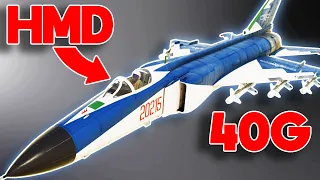 HMD + 40G Missiles is Stupid Fun | J-8F War Thunder