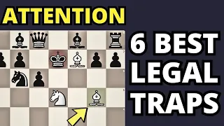 6 Best Legal Traps Ever Seen in Chess 😱🔥