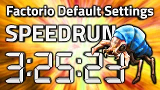 Factorio "Default Settings" Speedrun in 3:25:23 by AntiElitz [Former 0.16 World Record]