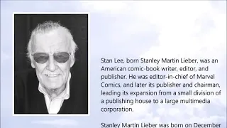 Stan Lee Tribute: The Man, The LEGEND, the Father of Marvel