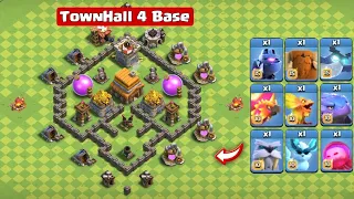 1x Max Pets VS Max Townhall 4  -Clash of Clans