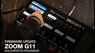 Zoom G11 - Updating the Firmware