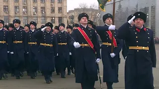 Кадеты СК на параде в честь 80 летия Сталинградской Победы