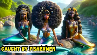 The THREE FOOLISH MERMAIDS CAUGHT BY FISHERMEN 🧜‍♀️ #Africantales #tales #folklore #mermaids