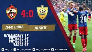 Обзор матча ЦСКА 4:0 АНЖИ HD