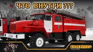 The fire truck, what's in it. Fire truck-a device.