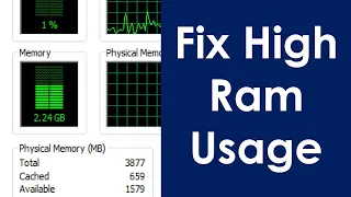 How to fix high ram usage in windows 7