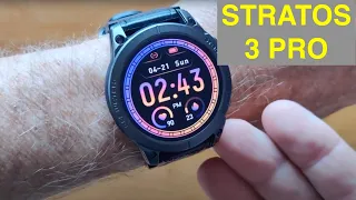 ZEBLAZE STRATOS 3 PRO Always-On AMOLED IP68 BT5 Call GPS+ Health/Fitness Smartwatch: Unbox& 1st Look