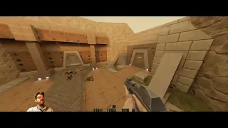 Quake II RTX - Security Complex Pt. 1  - jail3 @ 4K with scaling Ray Tracing