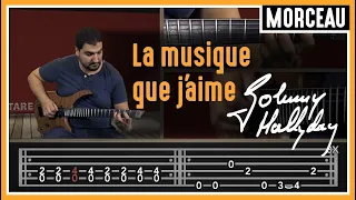 Cours de Guitare : Apprendre Toute la musique que j'aime de Johnny Hallyday