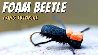 Foam Beetle Fly Pattern | SIMPLE & EFFECTIVE | Tying Tutorial