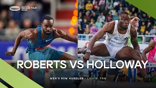 Holloway and Roberts in 60m hurdles battle | World Indoor Tour 2023