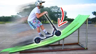 ELECTRIC SCOOTER JUMP!!