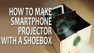 $2 Smartphone Projector With Shoebox( DIY)