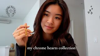 my CHROME HEARTS jewelry collection | gold + silver dream pieces 🖤